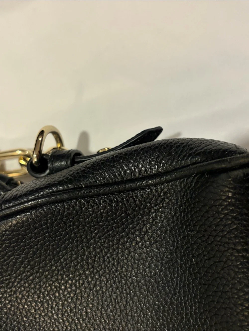 kate spade Black Pebbled Leather Crossbody with Gold Hardware - Picture 2 of 9